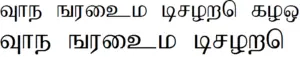 install bamini tamil font